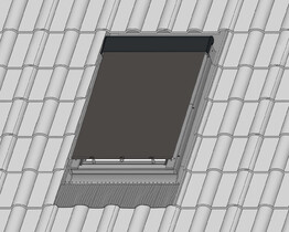 Tenda da sole FAKRO per finestra da tetto AMZ 090 RAL 7016