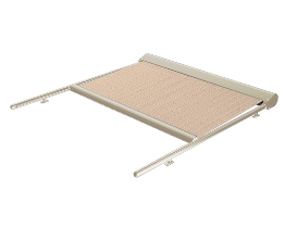 Tenda da sole orizzontale beige per tetto pergolato