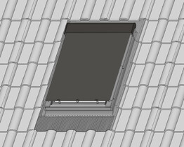 Tenda da sole FAKRO per finestra da tetto AMZ 092 RAL 7022