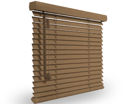 Tende veneziane in legno economiche da 25 mm per finestre di piccole dimensioni.