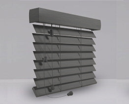 Tenda interna in legno per finestra