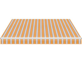 Tenda da sole per patio bianca