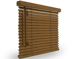 Tende veneziane in legno economiche da 25 mm per porte finestre del balcone.