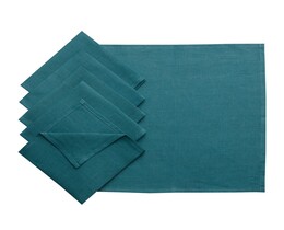 Set di 6 tovaglioli 42x42 cm in lino 159-09