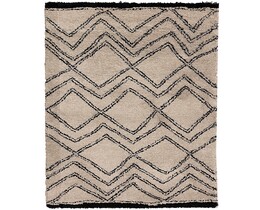 Tappeto Royal Nomadic sabbia/nero 120x170 cm