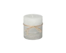 Candela Silvia 10 cm grigio chiaro