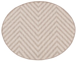 Tappeto Lineo beige/visone 120 cm