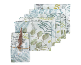 Set di 6 tovaglioli 42x42 cm Foresta Pastello 142-46