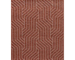 Tappeto in velluto beige/ruggine 120x170 cm