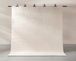 Tappeto Serenno color crema 200x290 cm