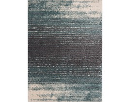 Tappeto moderno blu petrolio/grigio scuro 200x290 cm