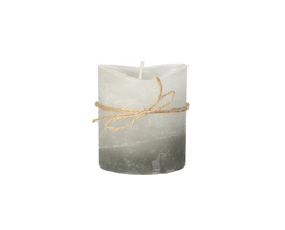 Candela Dorotea 10 cm, cristallo grigio scuro