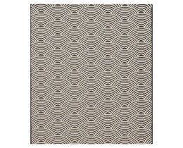 Tappeto Jersey Home beige/nero 120x170cm