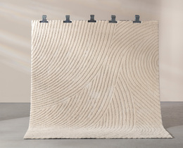 Tappeto Travero beige/crema 160x230 cm