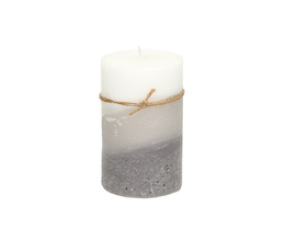 Candela Lucia 14 cm grigio marmo