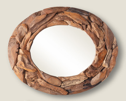 Specchio Driftwood ⌀100 cm