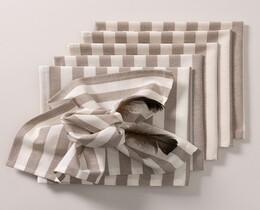 Set di 6 tovaglioli 42x42 Quadro 136-07