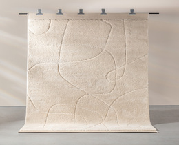 Tappeto Ardano color crema 200x290 cm