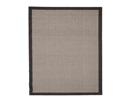 Tappeto moderno geometrico nero/sabbia 160x230 cm