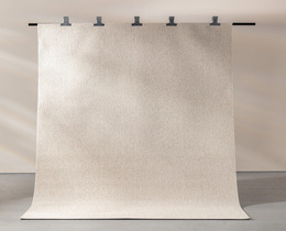 Tappeto Solaro lino grigio 200x290 cm