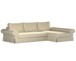 Divano letto Backabro con coprichaise longue