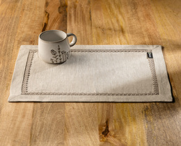 Set di 2 tovagliette con pizzo 30x40 cm