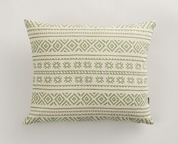 Fodera per cuscino Ethno Verde 45x45 cm