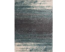 Tappeto moderno blu petrolio/grigio scuro 160x230 cm