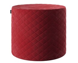 Pouf trapuntato a forma di botte