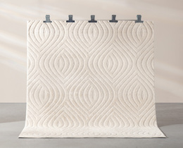 Tappeto Serenno color crema 160x230 cm