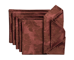 Set di 6 tovaglioli 42 x 42 cm Damasco 613-88