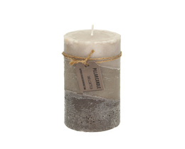 Candela Lucia 14 cm, marmo marrone