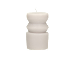 Candela Cornelia 14 cm grigio chiaro