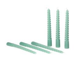 Set di candele Pazzo 6 pezzi verdi