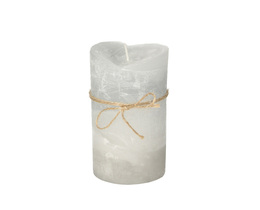Candela Dorotea 15 cm in cristallo grigio
