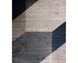 Tappeto Sevilla Oxford blu e grigio 200x290 cm