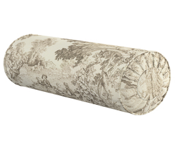 Cuscino cilindrico con pieghe