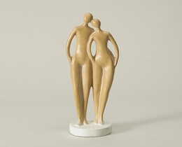 Coppia di statuette Calina II 9x30 cm
