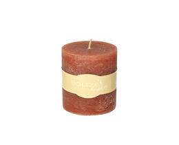 Candela Lea 10 cm arancione