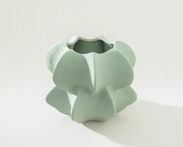 Vaso Petalo Verde 15x17 cm