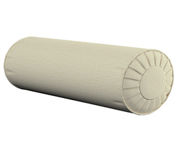 Cuscino cilindrico con pieghe