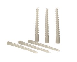 Set di candele Pazzo 6 pezzi grigio chiaro