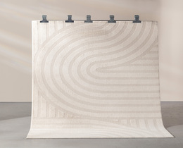 Tappeto Belaro color crema 160x230 cm