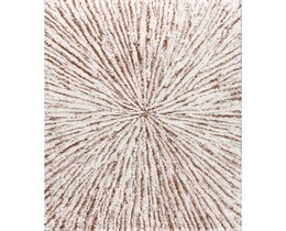 Tappeto morbido color crema/marrone 200x290 cm