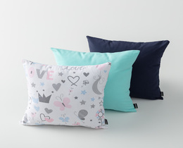 Fodere per cuscini, confezione da 3, Little World 01