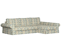 Divano letto Backabro con coprichaise longue