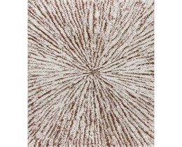 Tappeto morbido color crema/marrone 160x230 cm