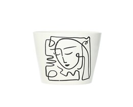 Copertura per vaso da fiori Face II 12cm