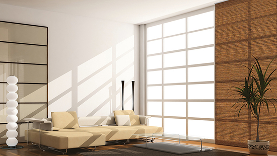 Tende da interno in tessuto